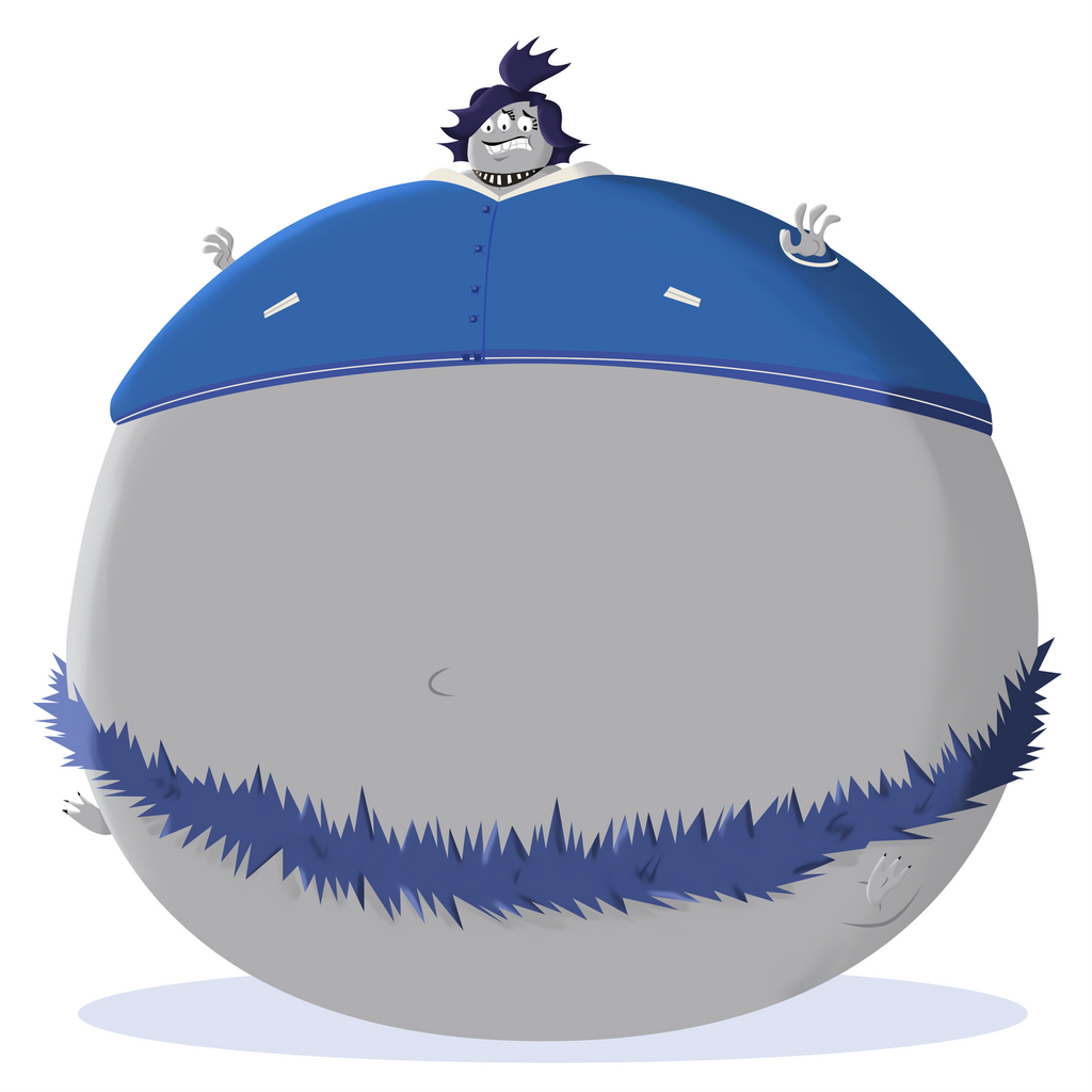 Claire Inflated by SXDeluxe on DeviantArt