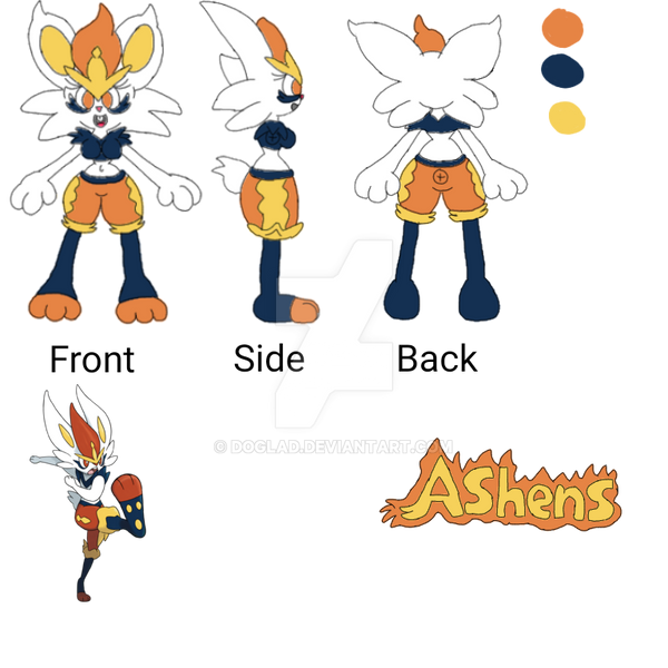 Cinderace Ref Ashens the Cinderace ref by Doglad on DeviantArt