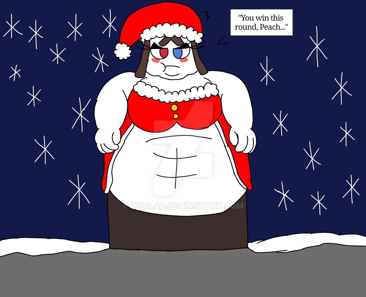 Santa Sumo Pomni by Doglad on DeviantArt
