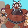 Art Trade: Ahsoka's Sumo Jedi Training