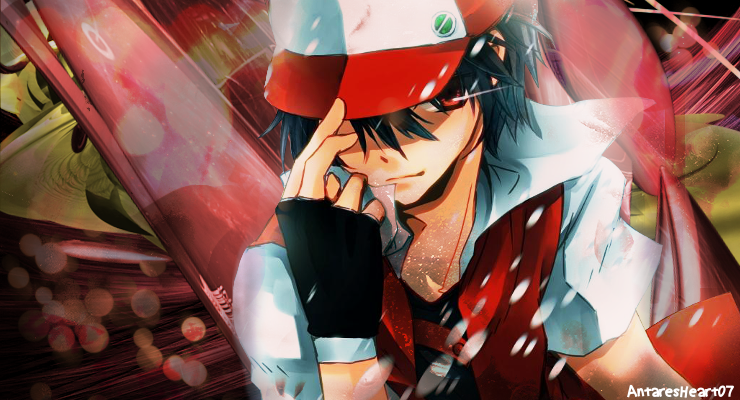 Red trainer pokemon anime screenshot