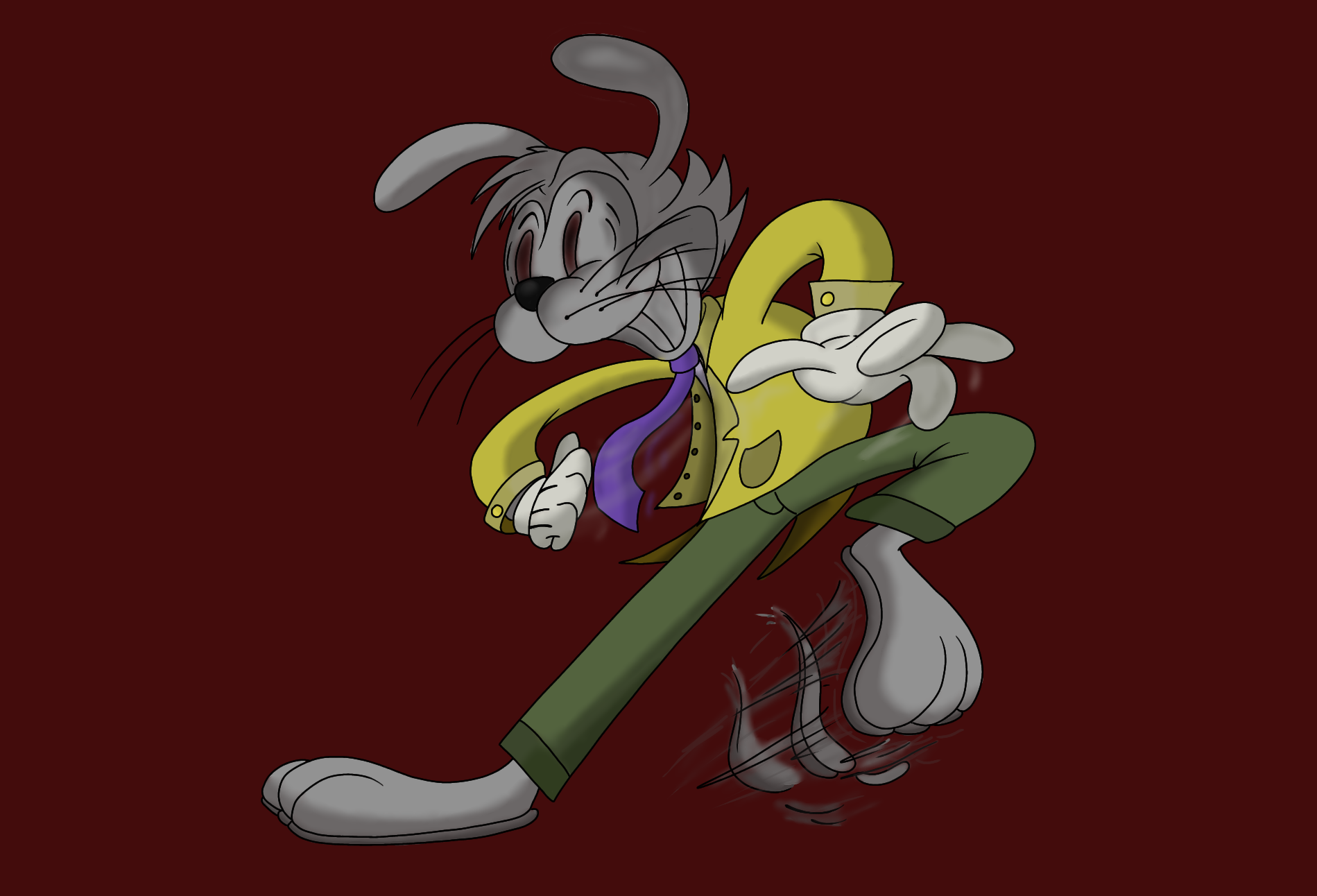 Fancy Dressed Evil Rabbit Frame 6/54 by TurningPen on DeviantArt