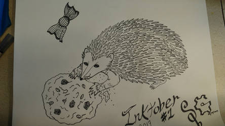 Inktober #1 hedgehog