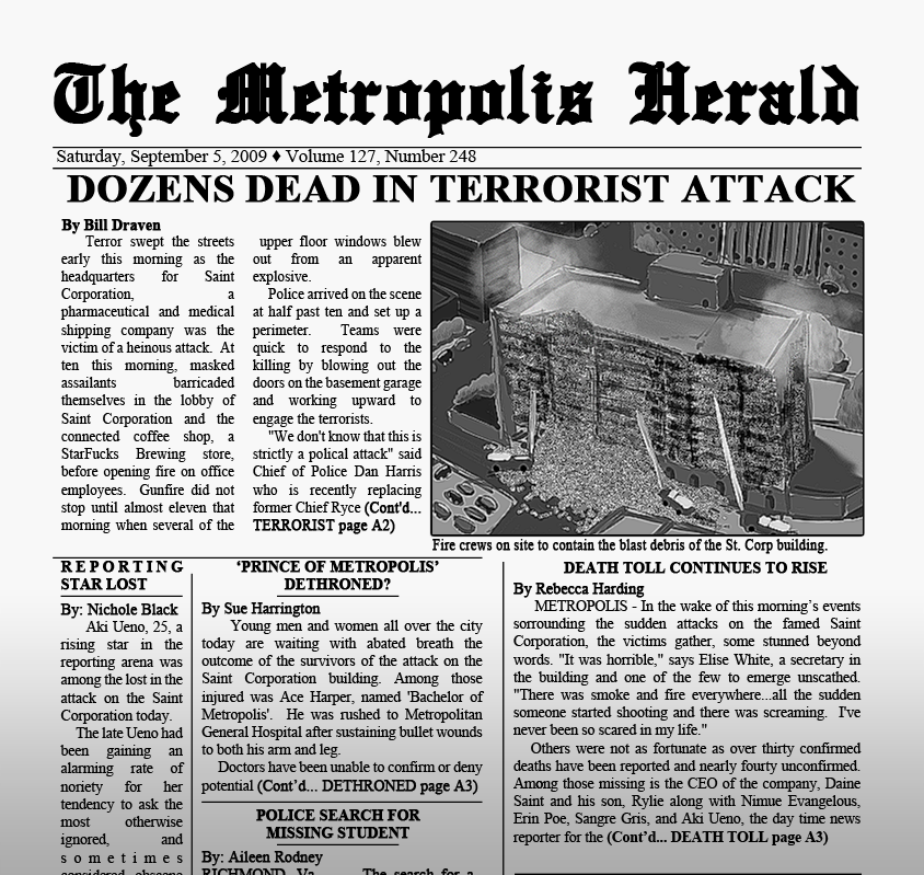 EXTRA EXTRA - TERRORIST ATTACK