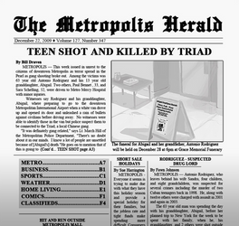 EXTRA EXTRA - TEEN GIRL SHOT