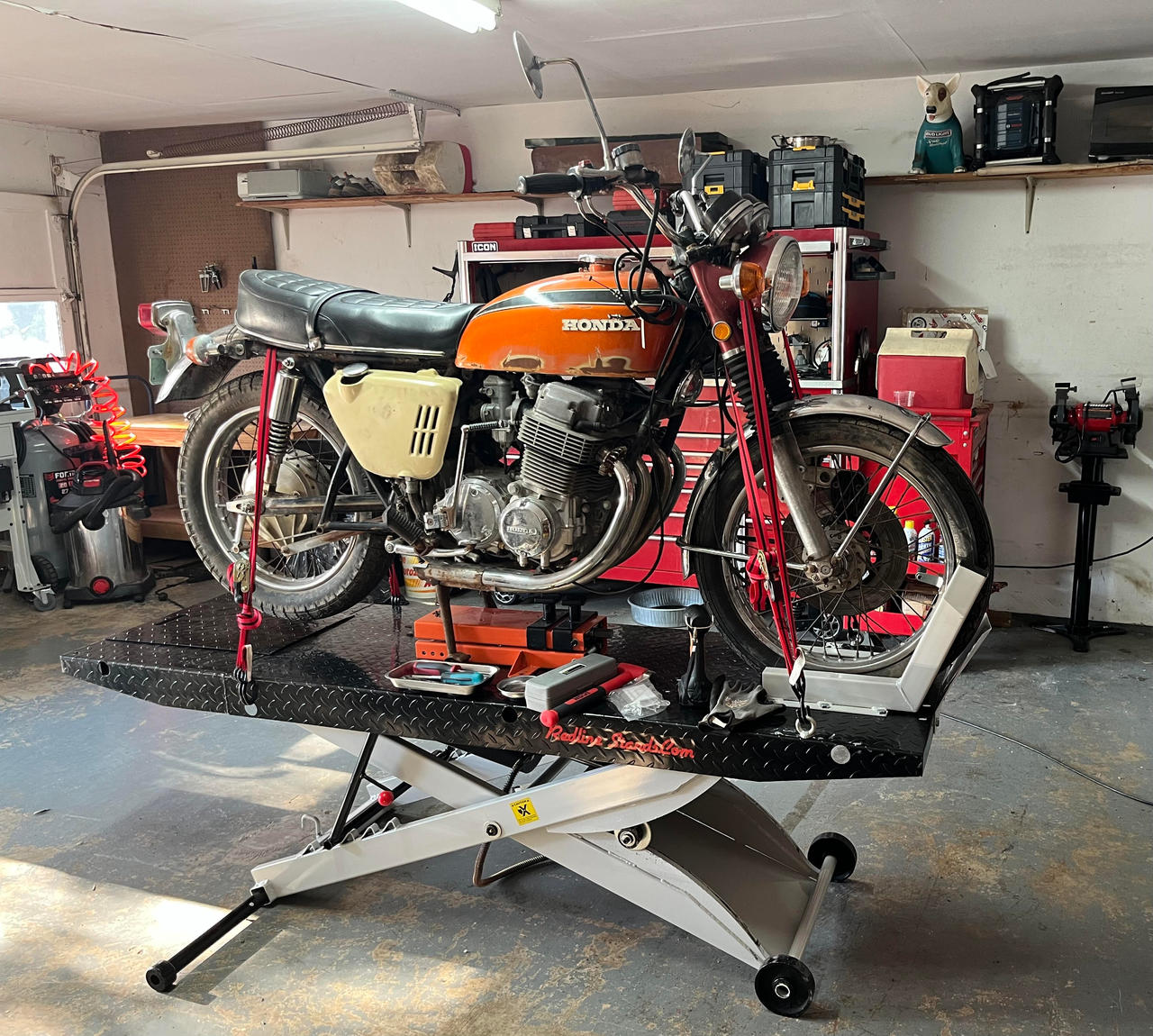 I got my new motorcycle lift table air powered by 400langenfeldc1 on ...
