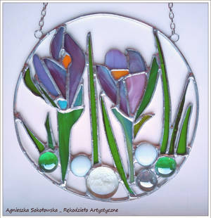 Crocus - stained glass