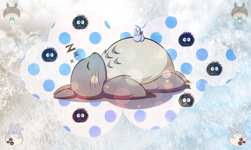 Wallpaper Totoro Dream By Maki L Chan On Deviantart Wallpaper Totoro Dream By Maki L Chan On Deviantart