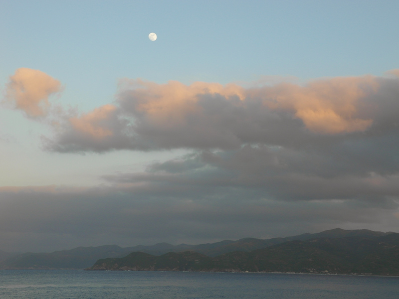 Lever de Lune du port 3