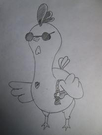 pollo dibujo