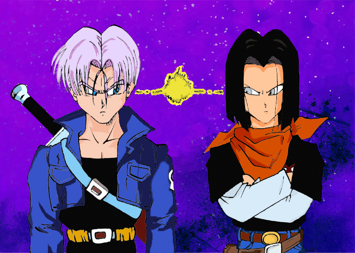 Mirai no Trunks and Android 17 pissed off