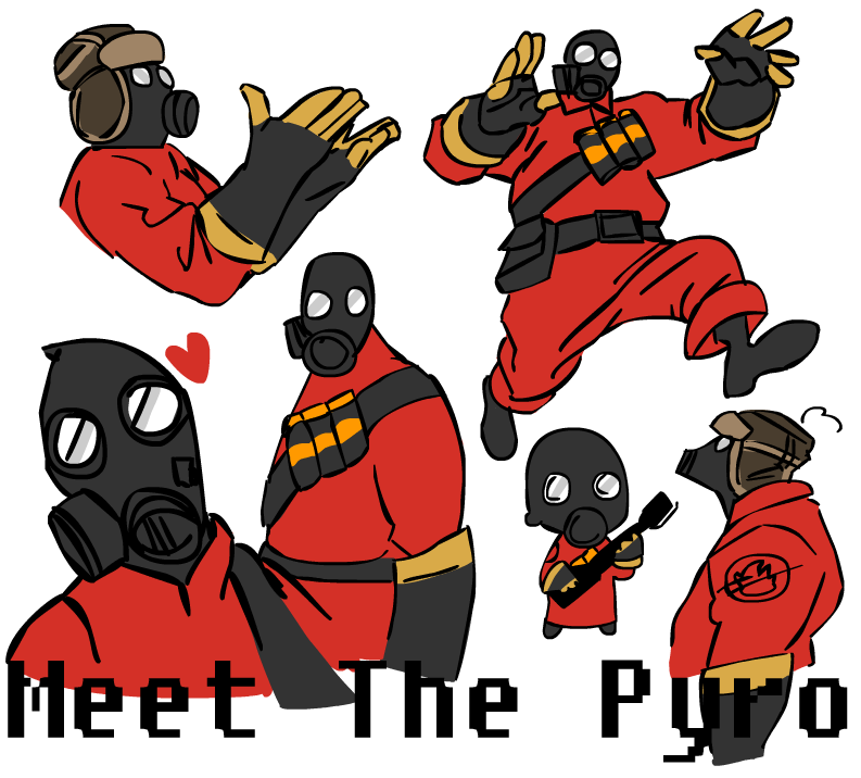 Team Fortress 2 - Meet The Pyro by Mafagafo69 on DeviantArt