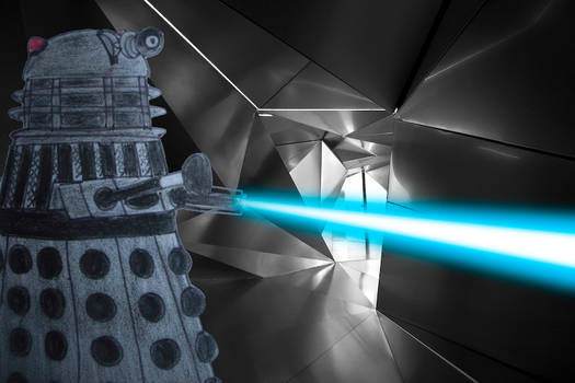 Dalek in hall of mirrors