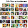 Top 50 favourite Characters