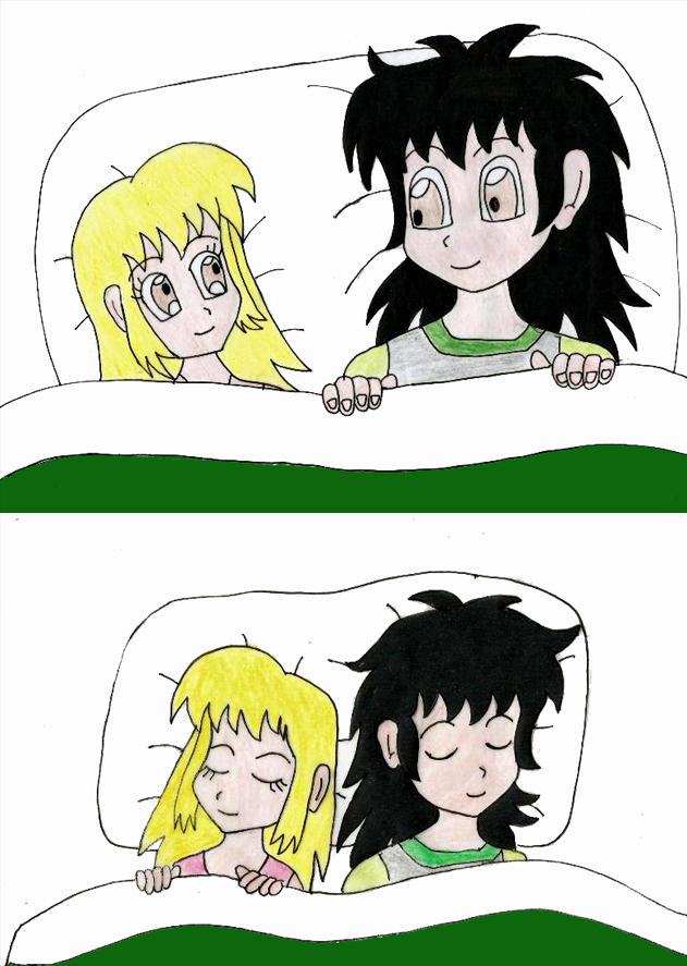 Josh and Meg sleep by Animedino1 on DeviantArt