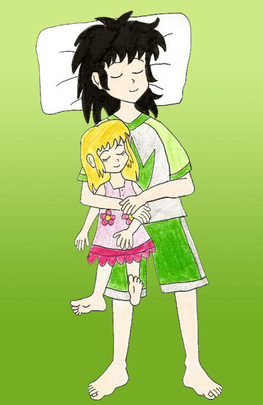 Josh and Meg sleeping by Animedino1 on DeviantArt