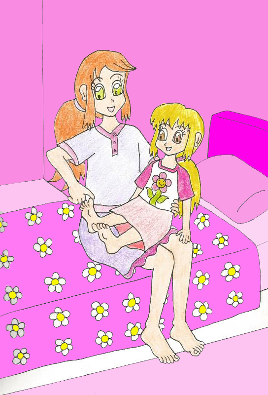 Deviantart Counting Toes Tara and Meg sing and count toes by Animedino1 on DeviantArt
