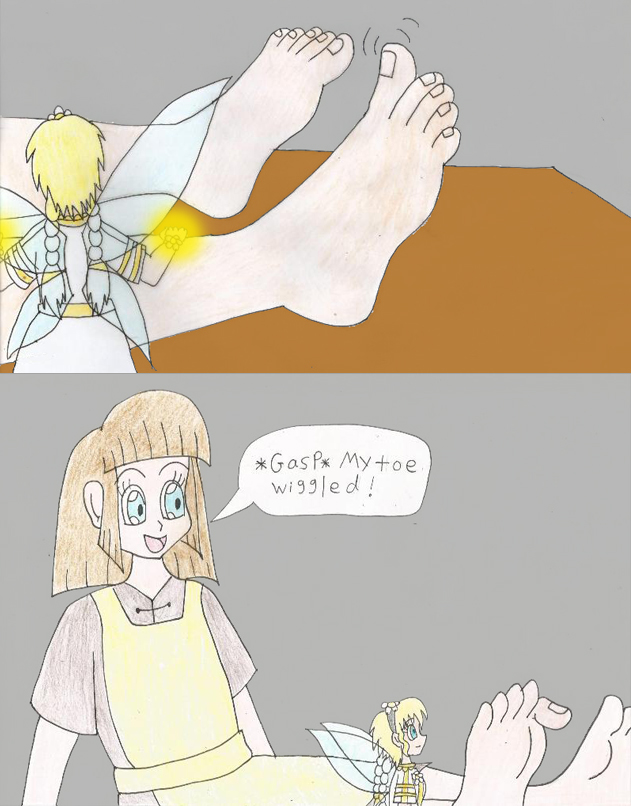 Goldine heals Helen's legs part 2