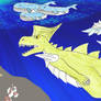 Dragonsaur in the sea pokemon world