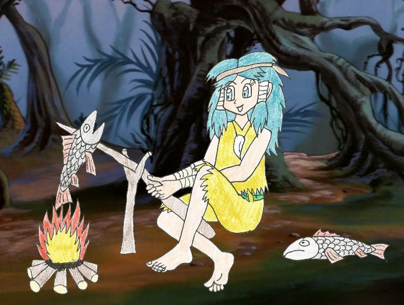 Dakota cooks fish by Animedalek1 on DeviantArt