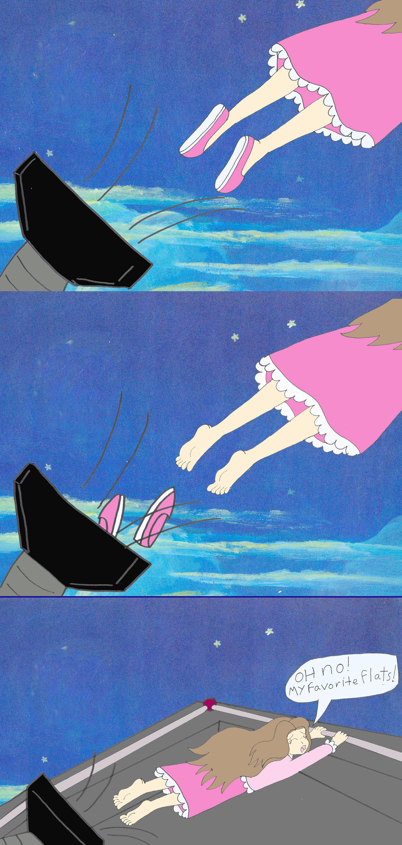 Nunnallys shoes get vacuumed off by Animedalek1 on DeviantArt