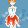 My version of Mistys goldeen dress barefoot