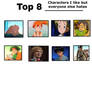 Top 8 Characters I like but everyone else hates