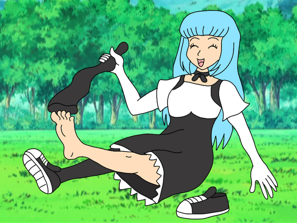 Deviantart Moving Socks Sora Aikawa taking sock off by Animedino1 on DeviantArt