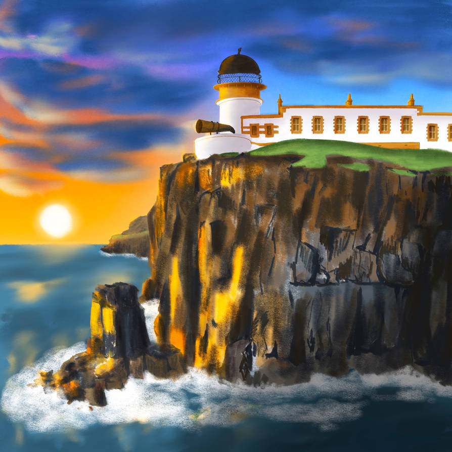 Neist Point Lighthouse in Scotland by woori88 on DeviantArt