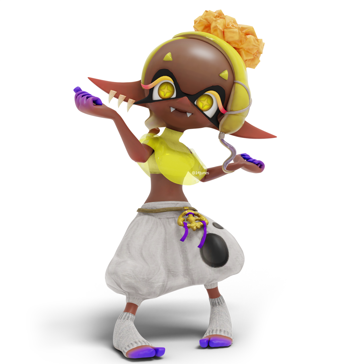 Splatoon 3 - Frye Render by 14junes on DeviantArt