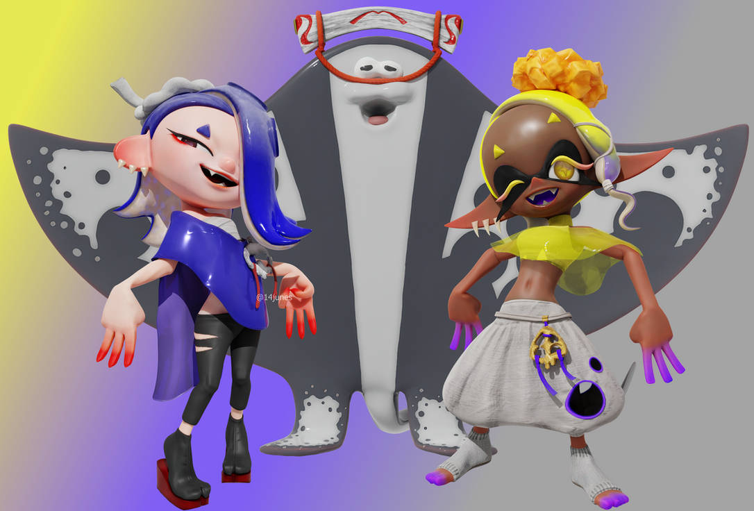 Splatoon 3 - Deep Cut Render by 14junes on DeviantArt