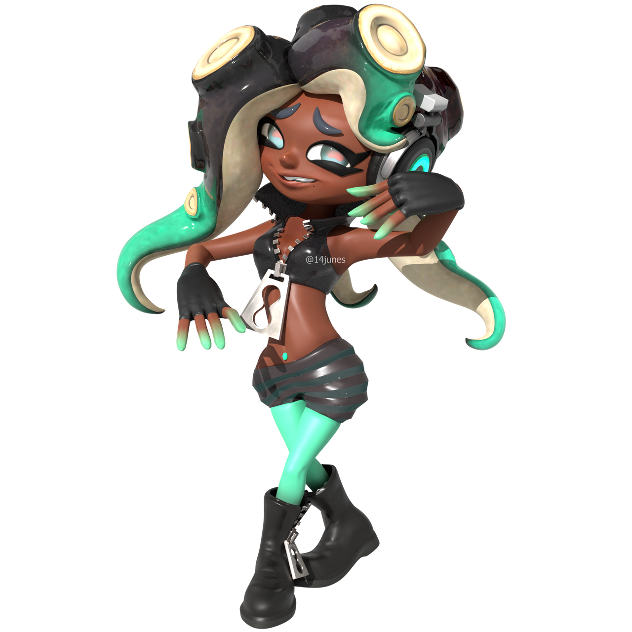 Splatoon 2 - Marina Render by 14junes on DeviantArt