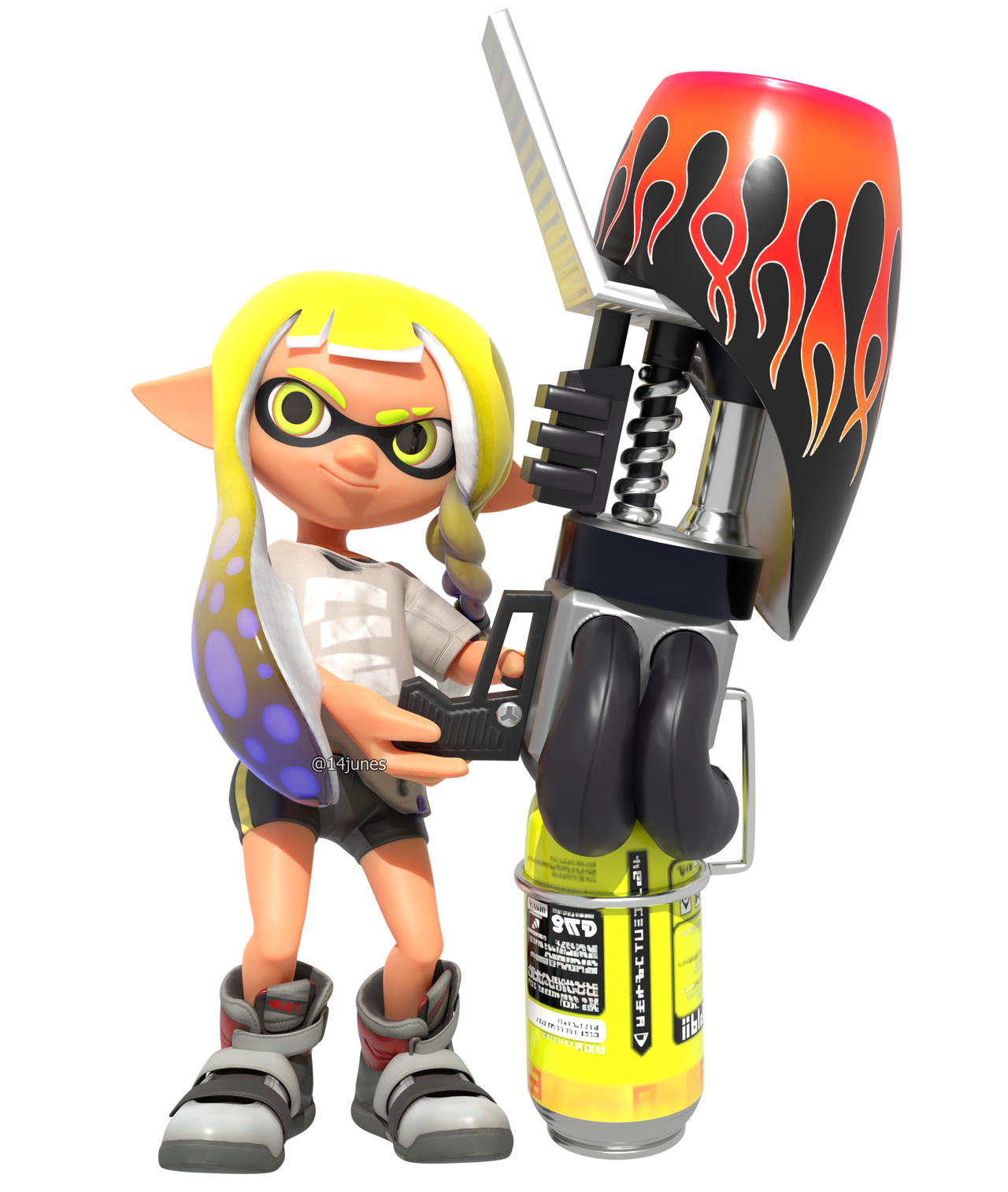 Splatoon 3 - Inkling Girl by 14junes on DeviantArt