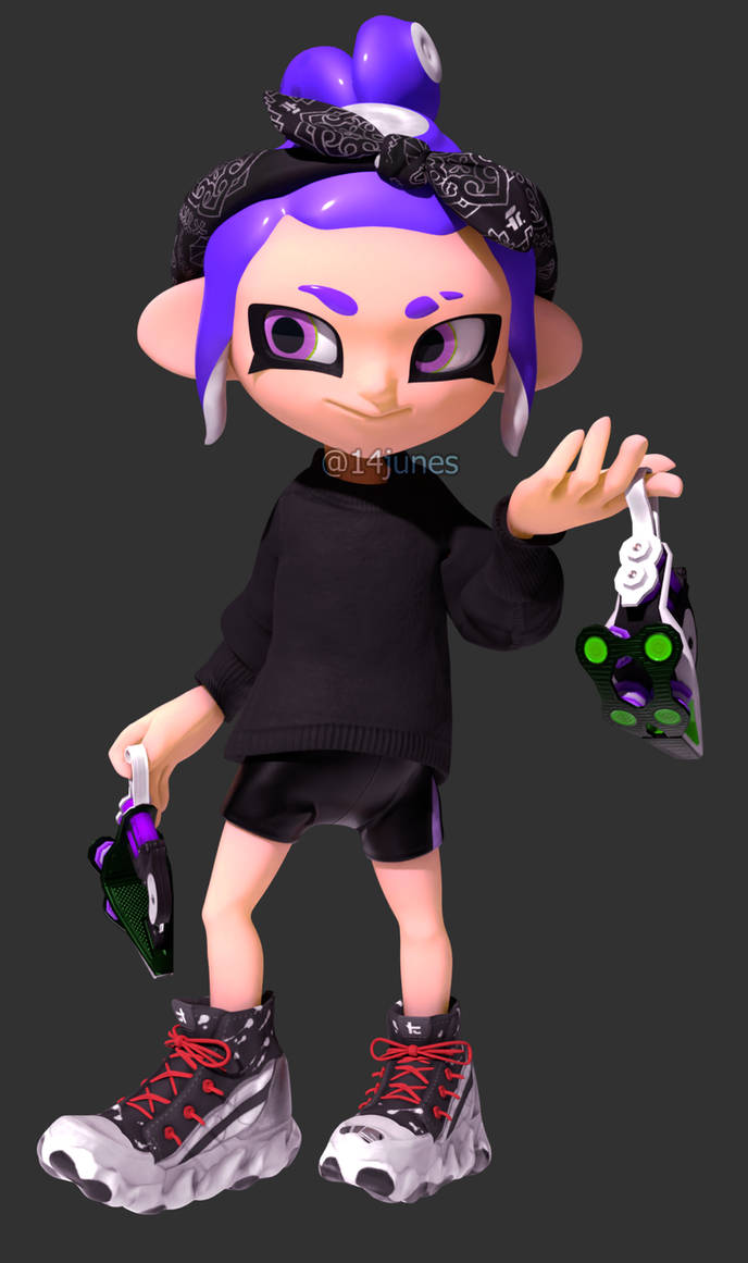Splatoon 3 - Octoling Girl by 14junes on DeviantArt