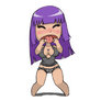 Blah chibi girl gif
