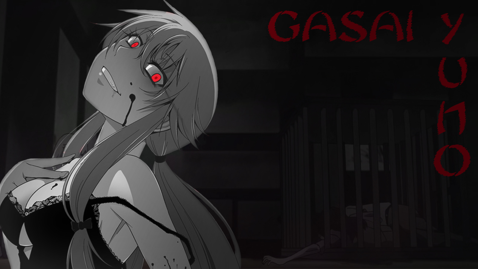 Yuno Gasai [Mirai Nikki] Wallpaper 1920x1080 by AwakenedPredator on  DeviantArt