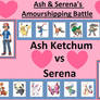 Ash And Serena's amourshipping battle