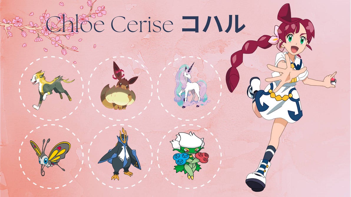 Chloe Cerise's Pokemon Team by Infercarioking on DeviantArt