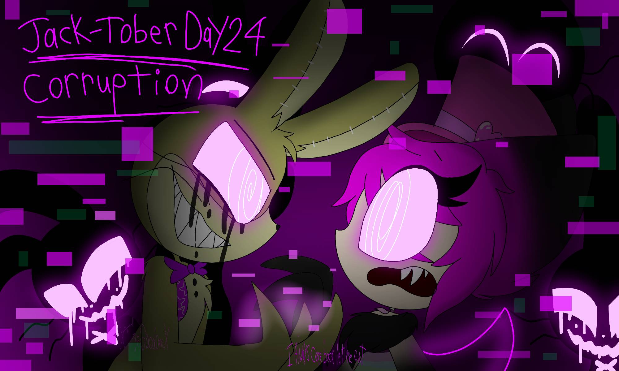corruptedproductions commissions closed on X: Fnaf 1/ Ghostbox animatronic  redesigns This took like a month to finish  / X