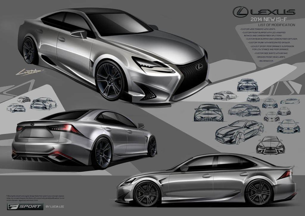 Lexus 2014 IS COMPETITION by moondoni