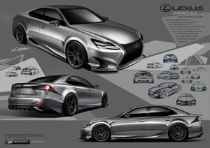 Lexus 2014 IS COMPETITION by moondoni