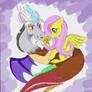 CRACK PAIRING fluttershy X discord UNFINISHED