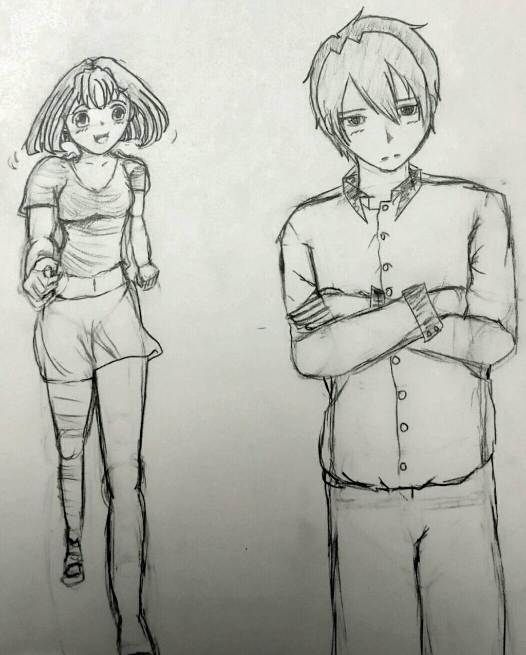girl and guy by Anime-Speed-Drawing on DeviantArt
