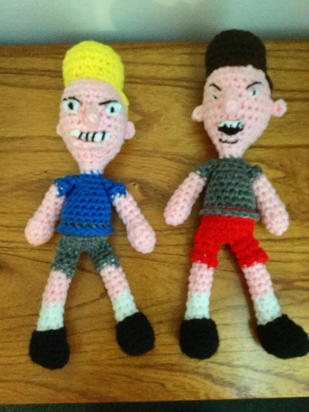 Crochet Beavis and Butthead by starbrite326 on DeviantArt
