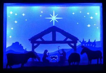 Nativity Scene Lightbox