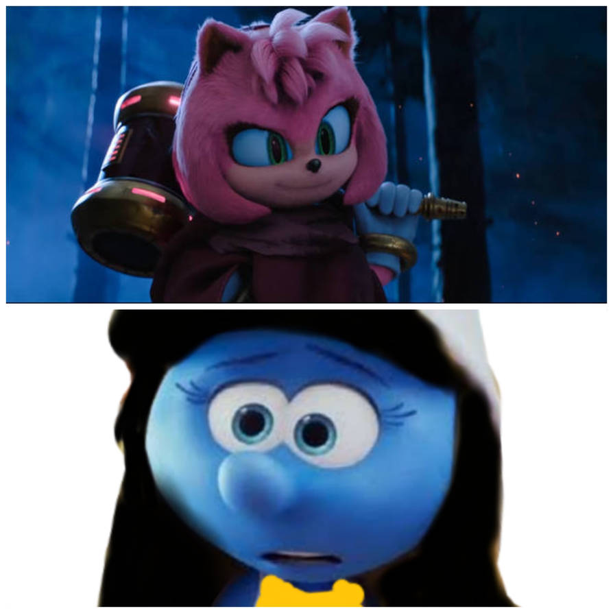 Smurf Reven Ripper SmurfRaven meets Amy Rose by JurassicKraken76 on DeviantArt