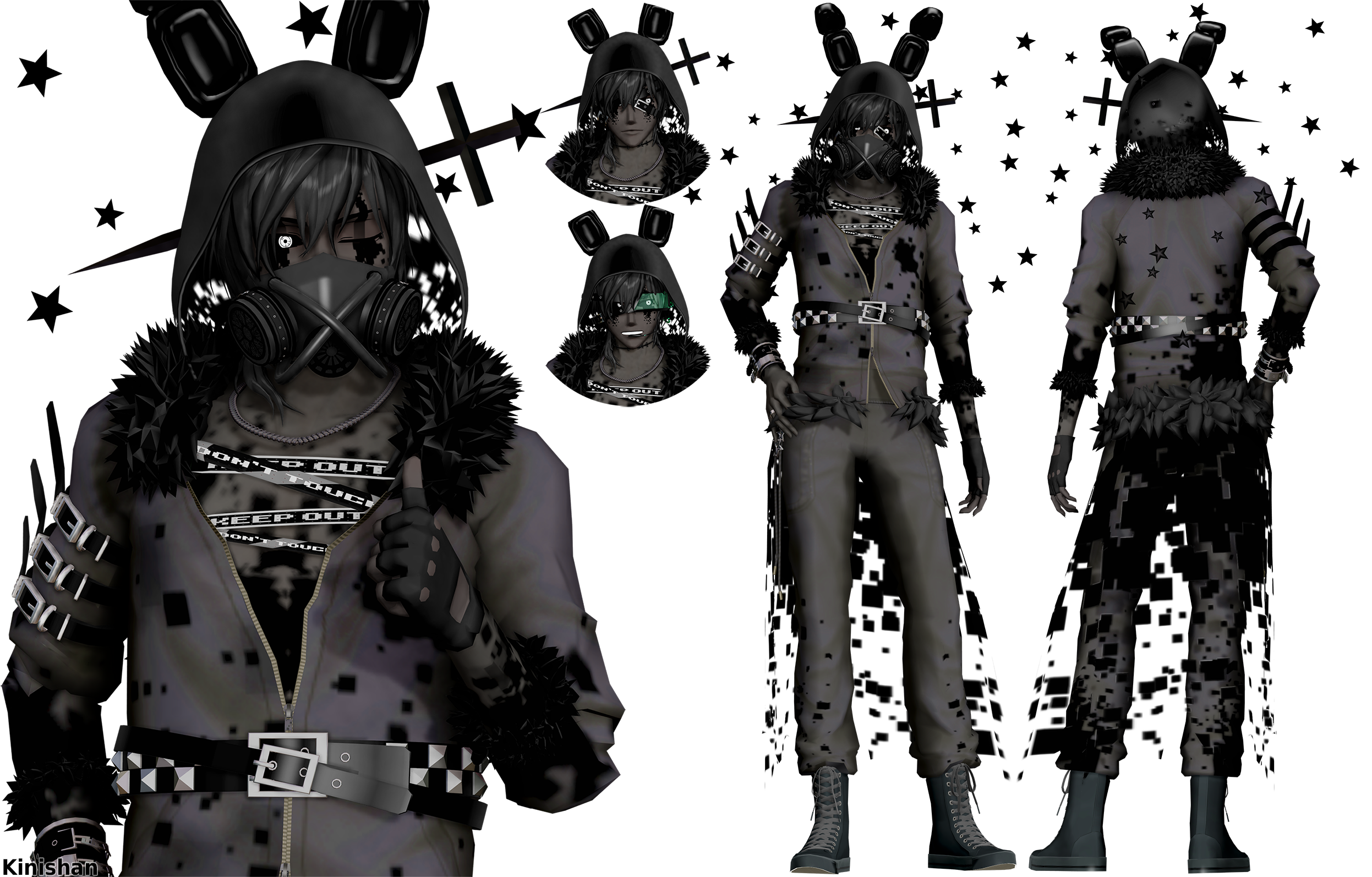 fnaf 2 shadow bonnie boy human - Pesquisa Google