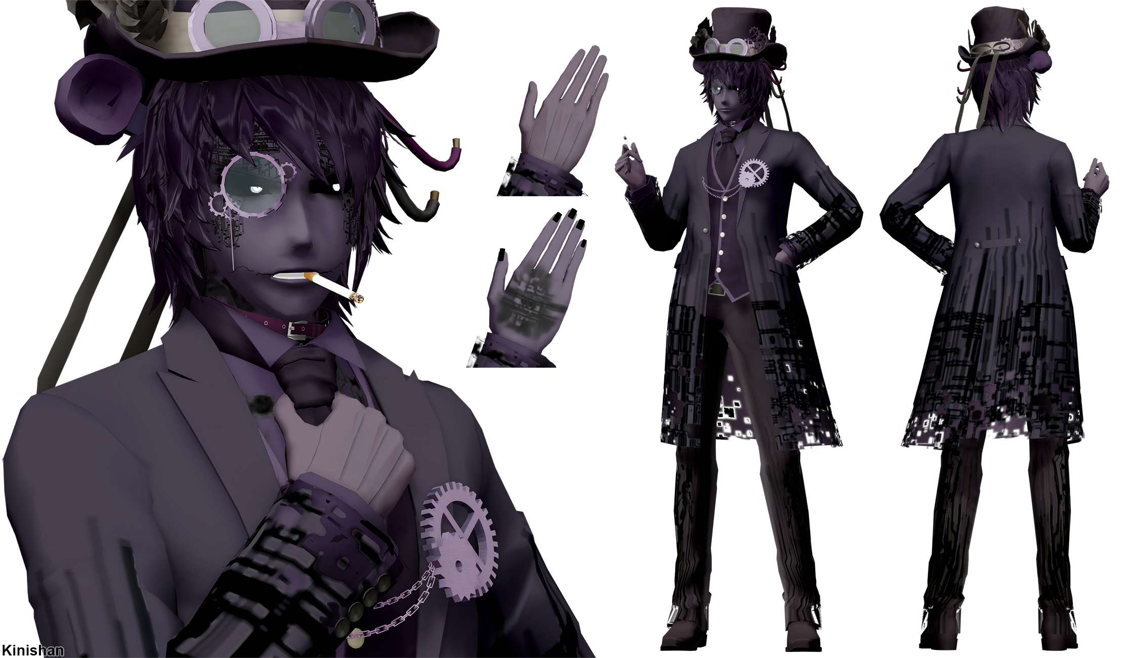 fnaf: shadow freddy, humanized by xiwkyeh on DeviantArt