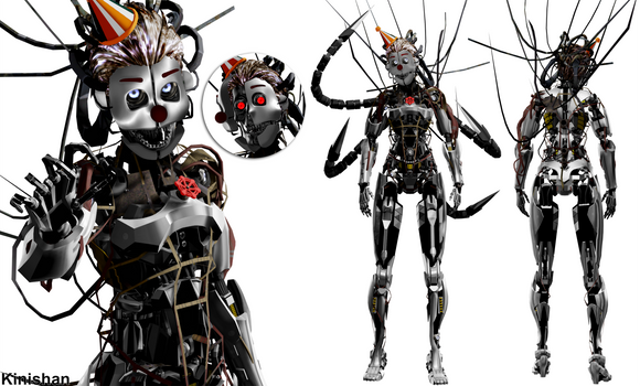 [MMD FNAF] (NO DL) Human Ennard