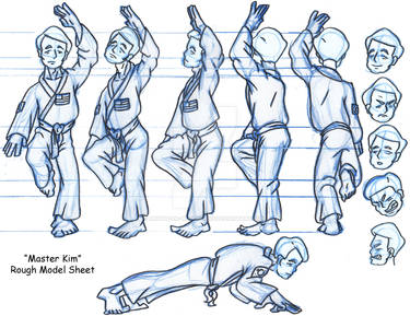 Master Kim Rough Model sheet